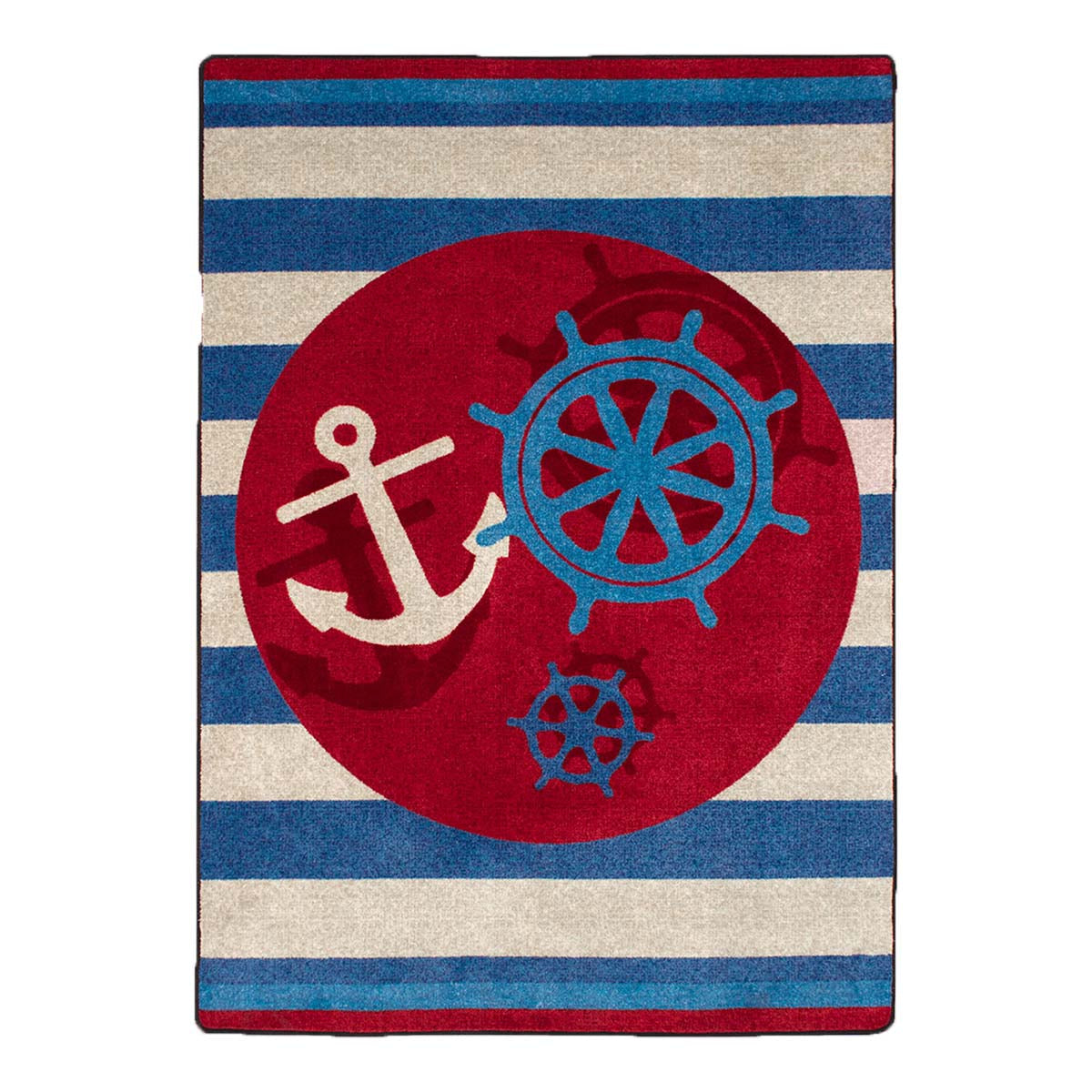 Ahoy Nautical Floor Rug SolagoHome