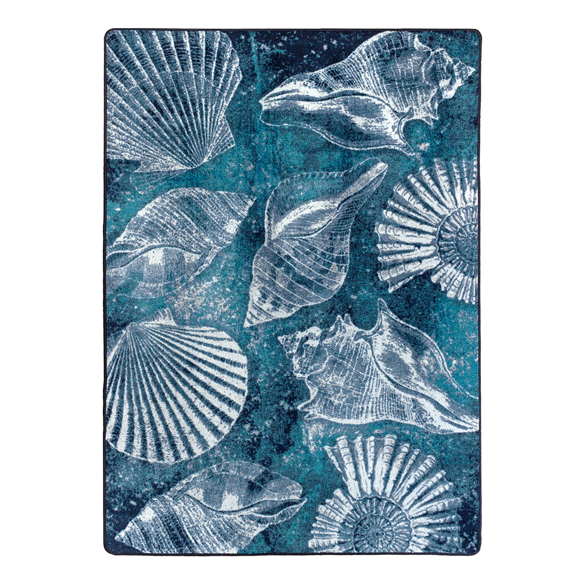 Shell Island Coastal Floor Rug SolagoHome