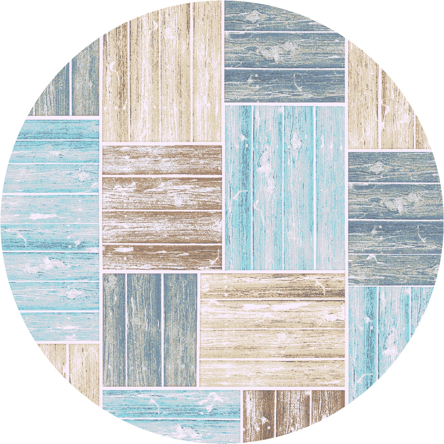 Salty Seas Coastal Floor Rug SolagoHome