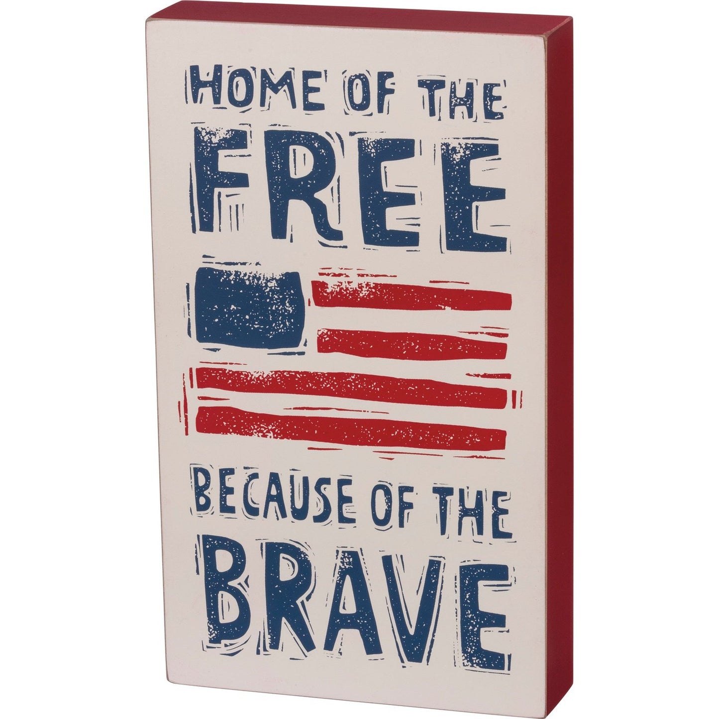 Home Free Brave Box Sign SolagoHome