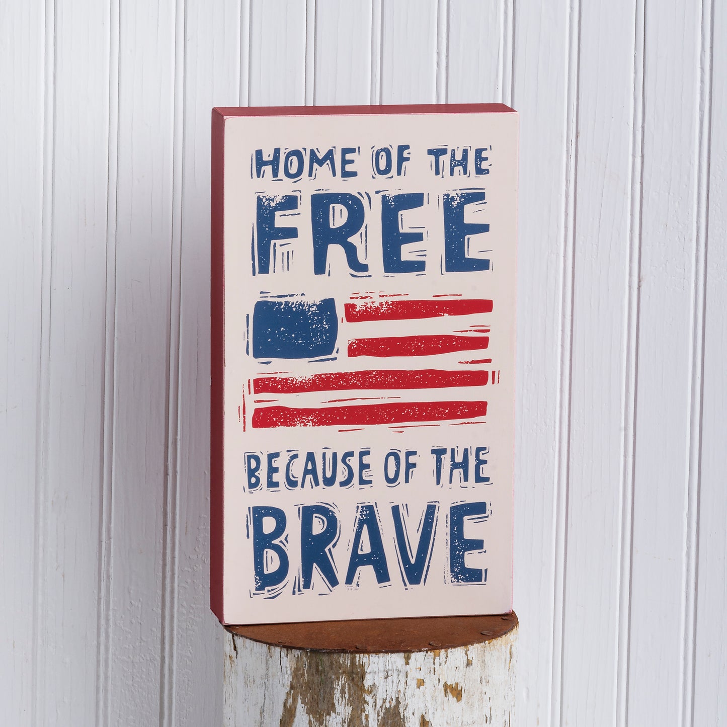 Home Free Brave Box Sign SolagoHome