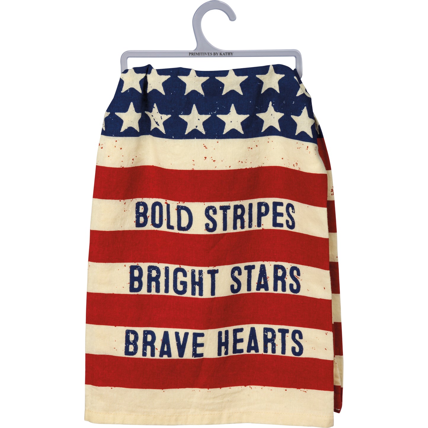 Bold Stripes Bright Stars American Dish Towel SolagoHome