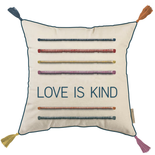 Love Kind Throw Pillow SolagoHome