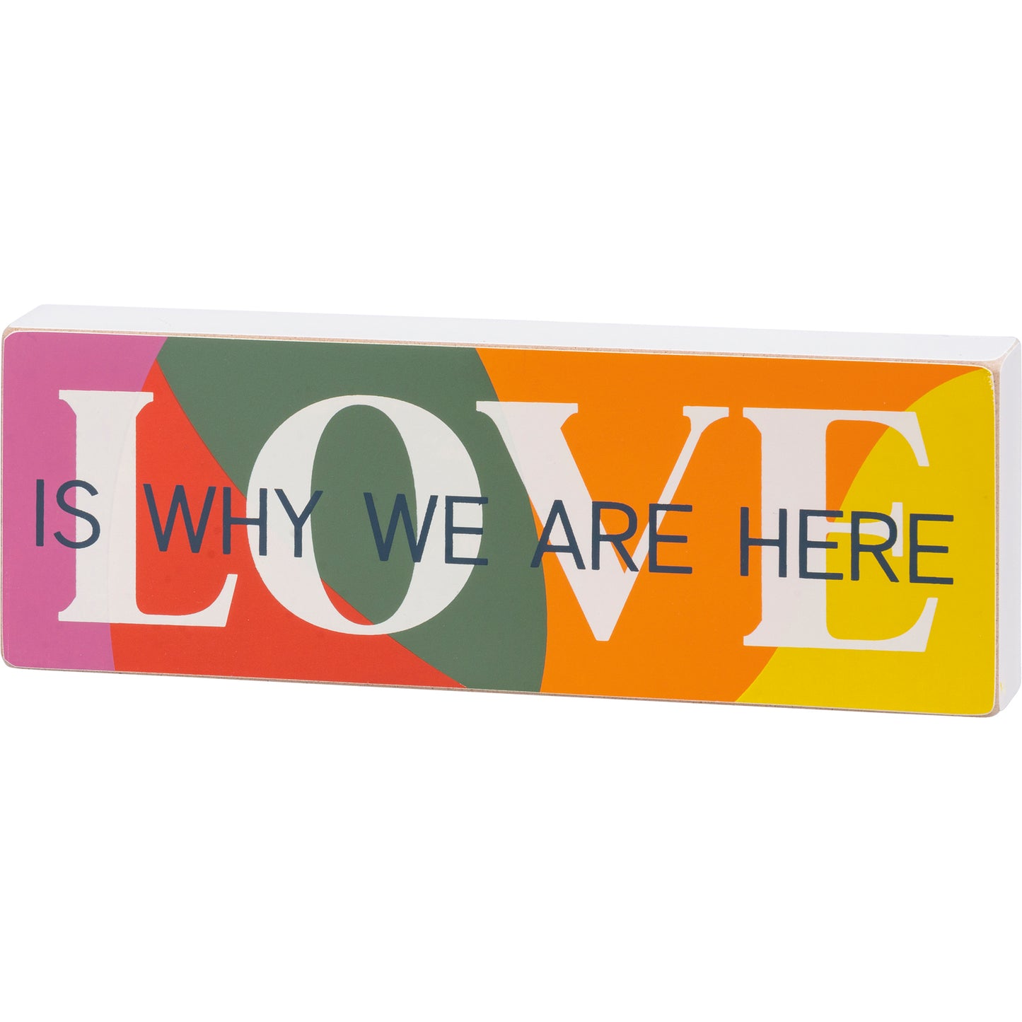 Love Pride Block Sign SolagoHome