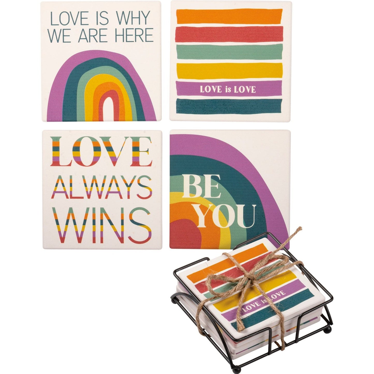 Love Pride Coaster Set SolagoHome