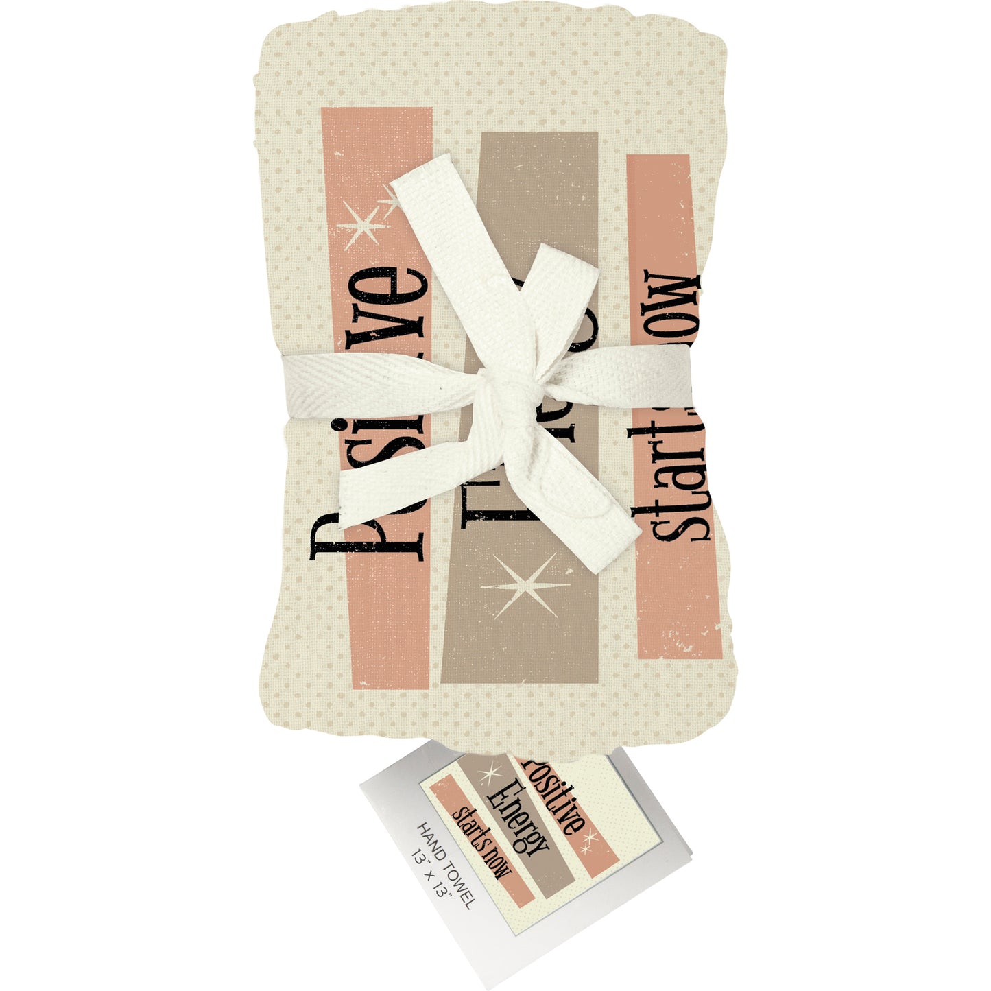 Positive Energy Starts Now Washcloth SolagoHome