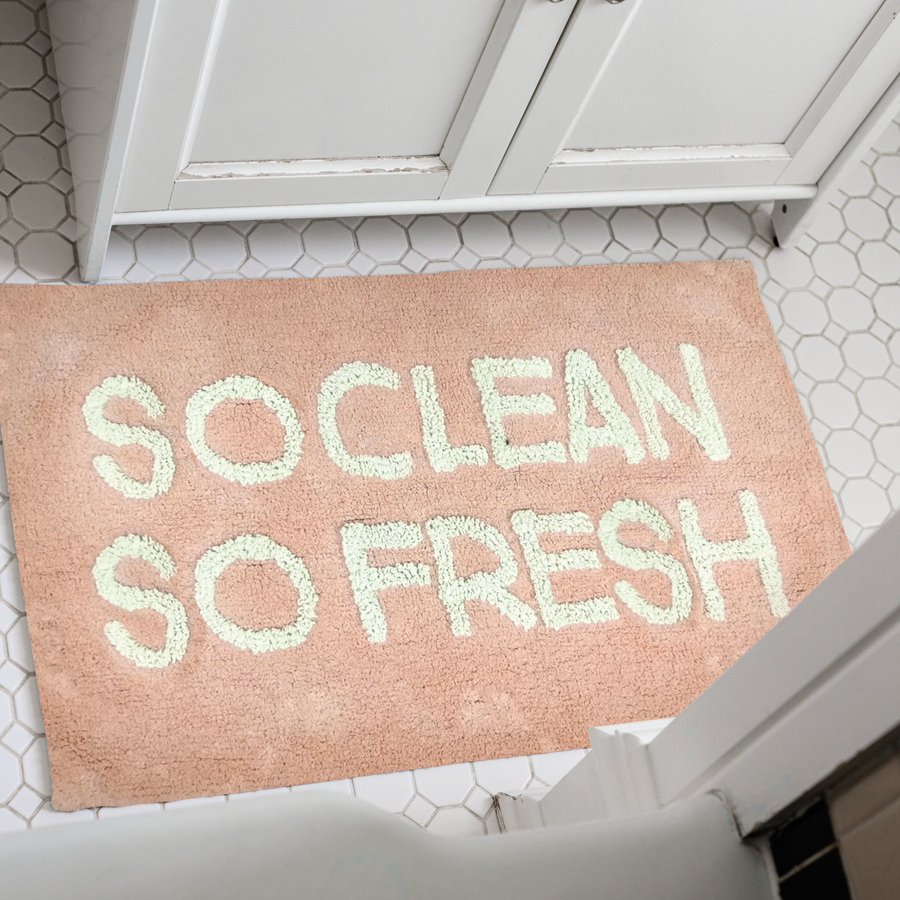 Sola Bath Mat, Cream