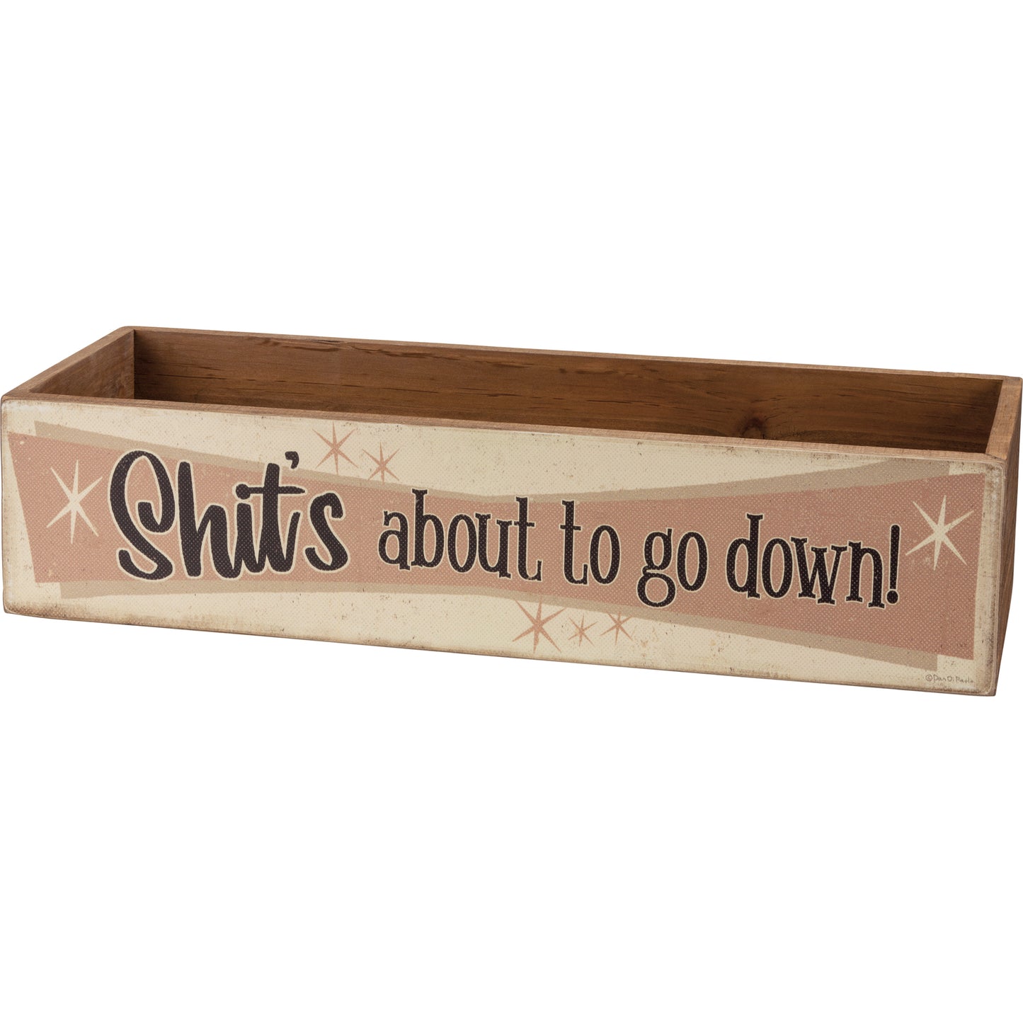 Please Remain Seated Toilet Paper Bin SolagoHome