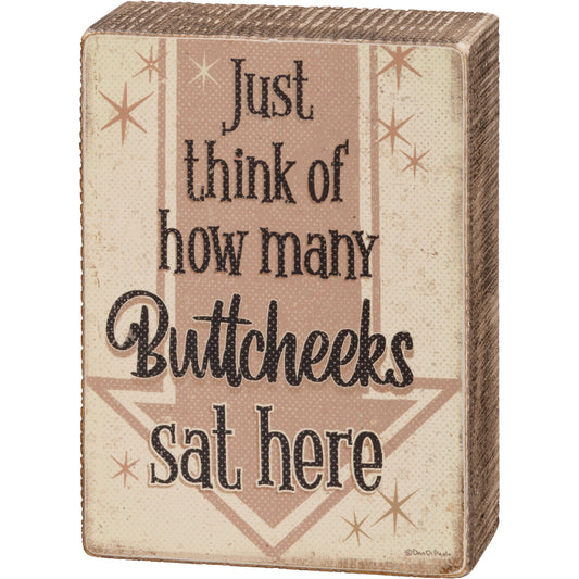 Just Think Many Sat Box Sign SolagoHome