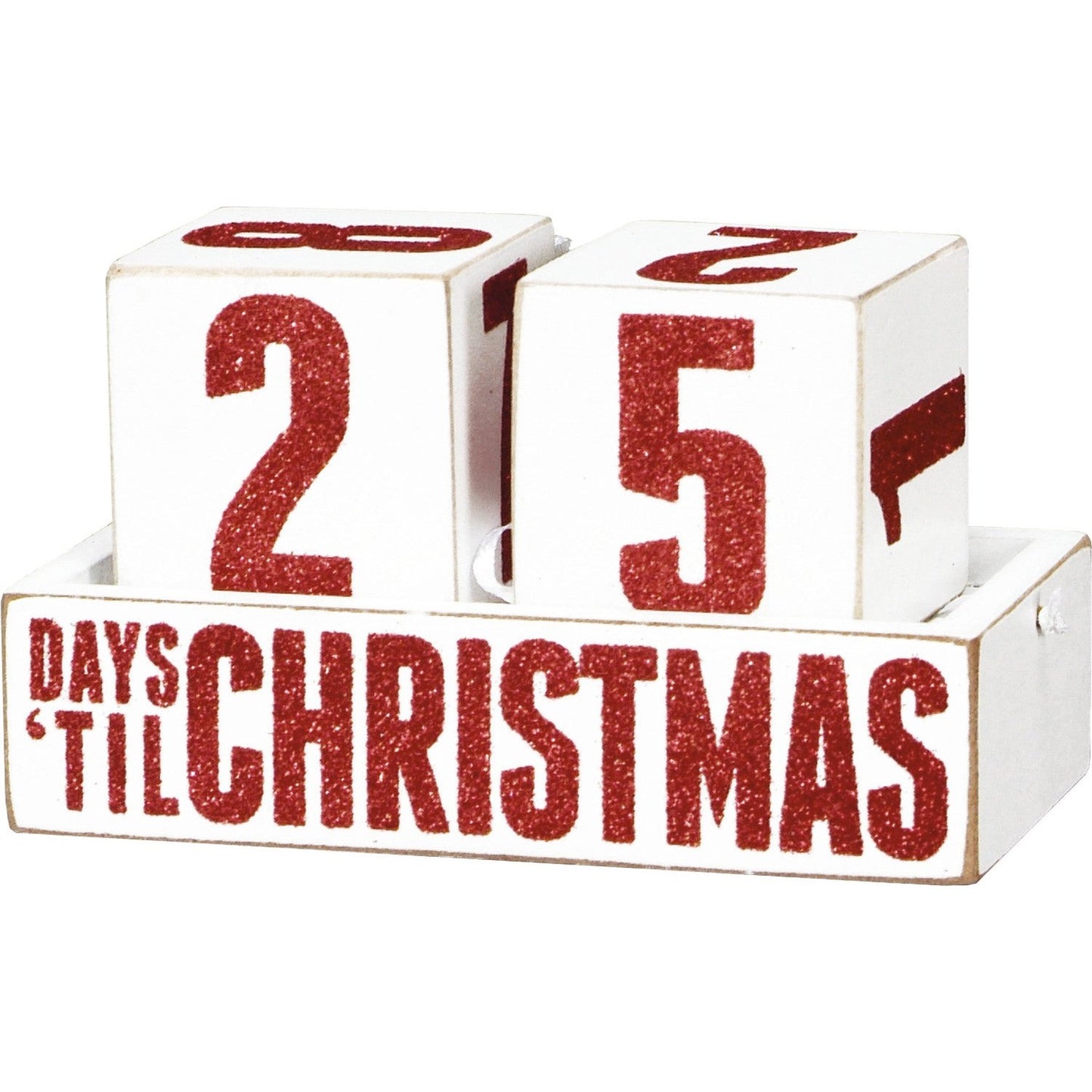 Christmas Countdown Block Sign SolagoHome