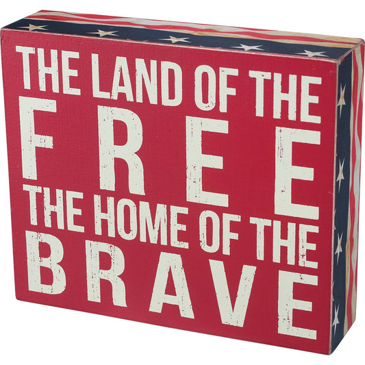 Land Free Box Sign SolagoHome