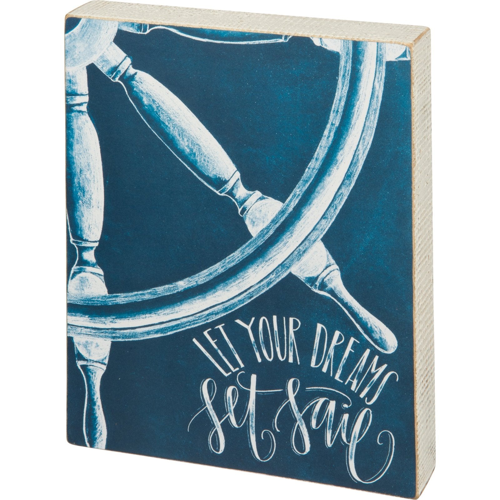 Let Dreams Set Sail Box Sign SolagoHome