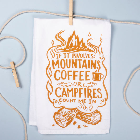 Involves Mountains Dish Towel SolagoHome