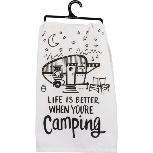 Life Better Camping Dish Towel SolagoHome