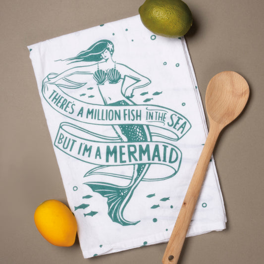 Mermaid Dish Towel SolagoHome