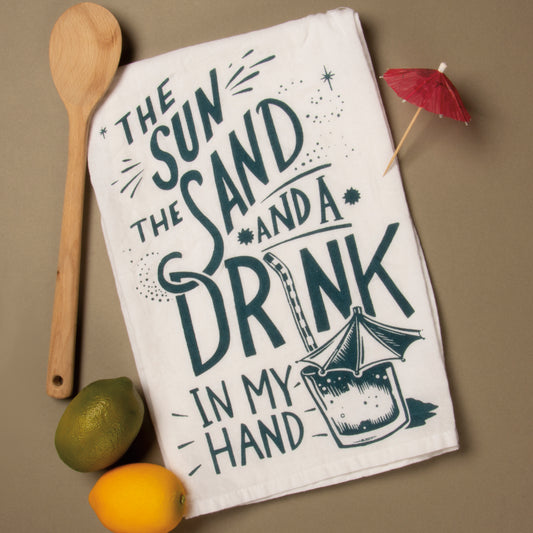 Drink Hand Dish Towel SolagoHome