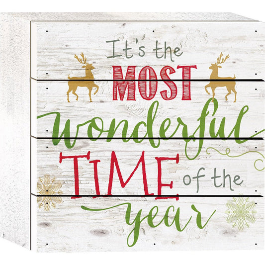 Wonderful Time Tabletop Sign SolagoHome