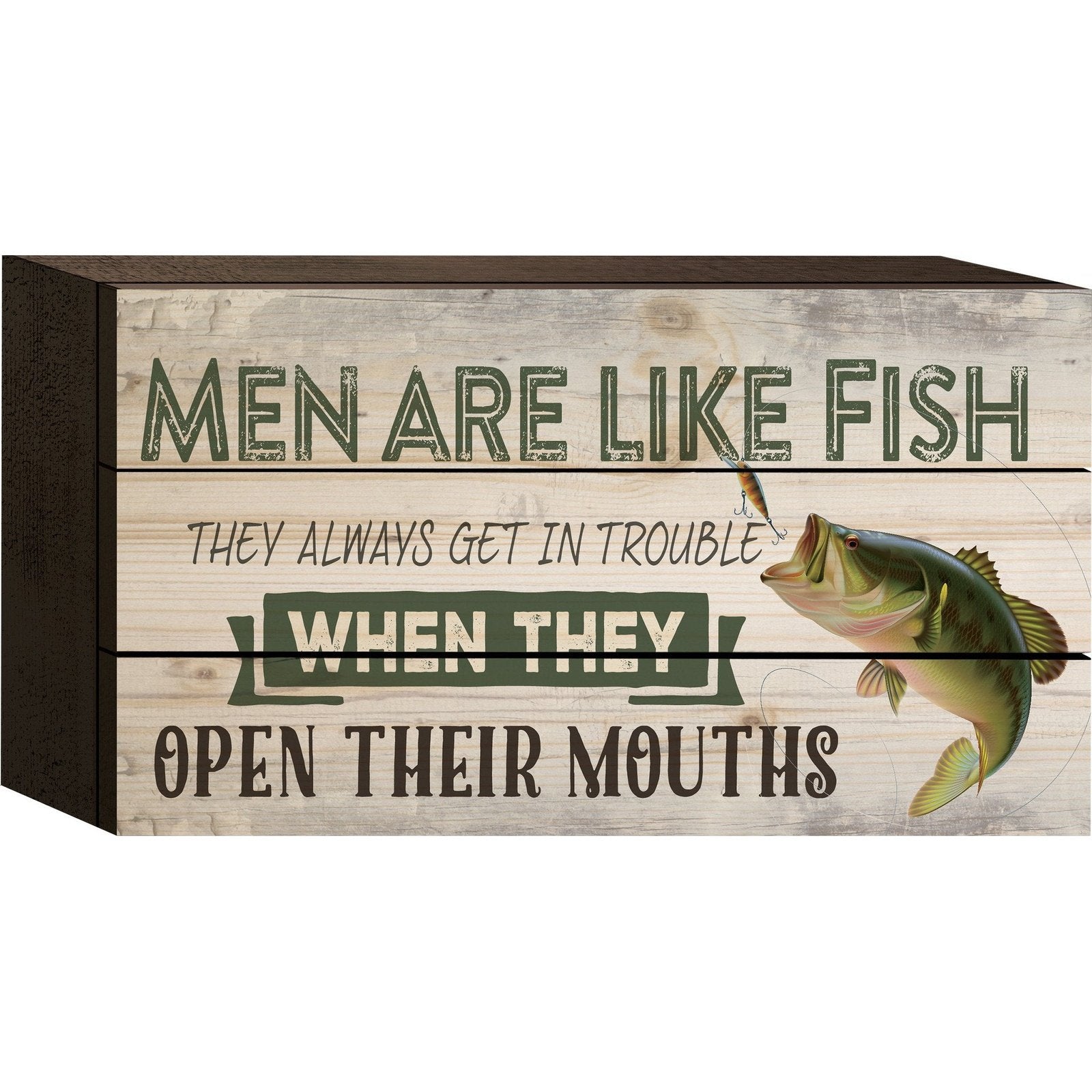 Men are like FishThey always Get in Trouble When they Open