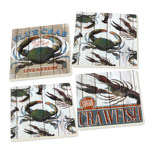 Crab Coasters set SolagoHome