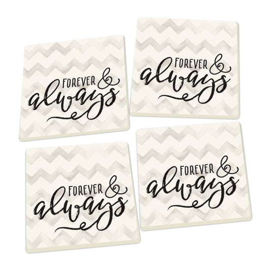 Forever Always Coasters set SolagoHome