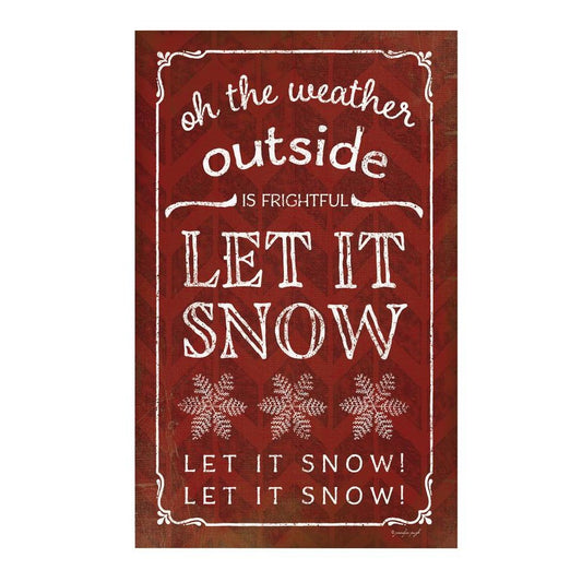 Let Snow Christmas Wall Decor SolagoHome