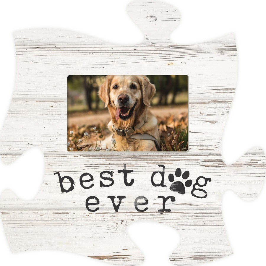 Best Dog Ever Puzzle Photo Frame SolagoHome