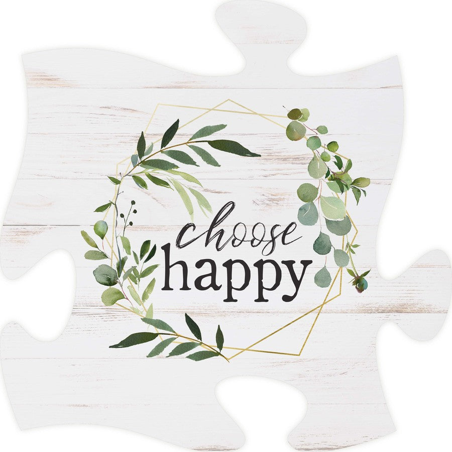 Choose Happy Puzzle Piece SolagoHome