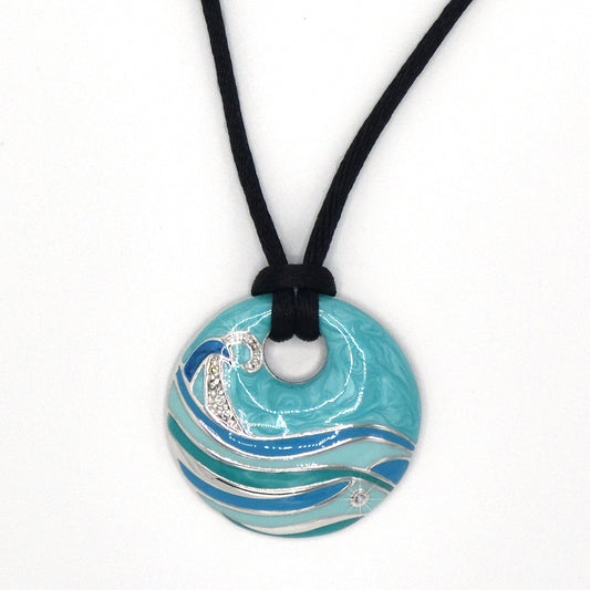 Solago Home Blue Wave Pendant SolagoHome