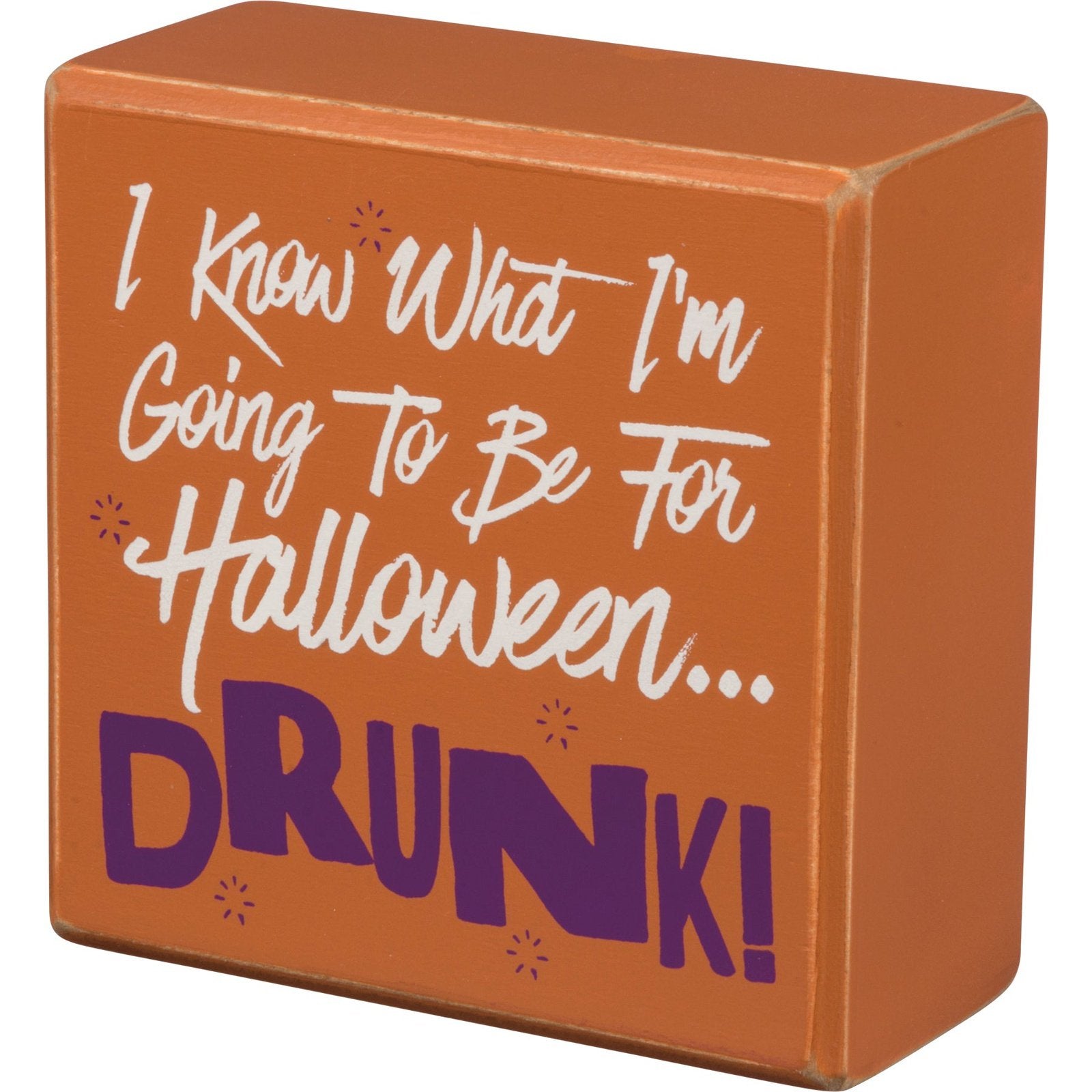 know going Halloween Box Sign SolagoHome