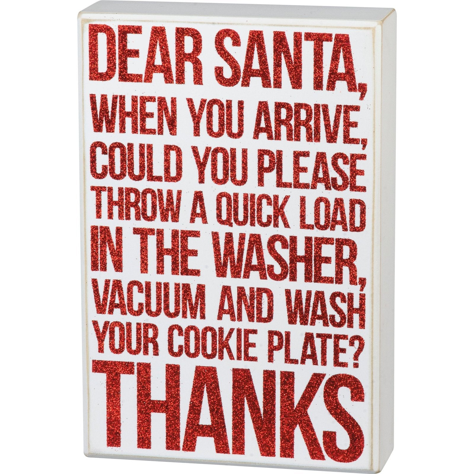 Dear Santa Christmas Box Sign SolagoHome