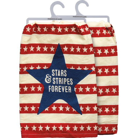 Stars Strips Forever Dish Towel SolagoHome