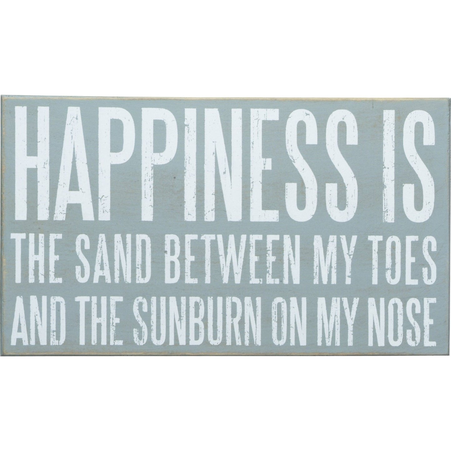 Happiness Sand Toes Sign SolagoHome