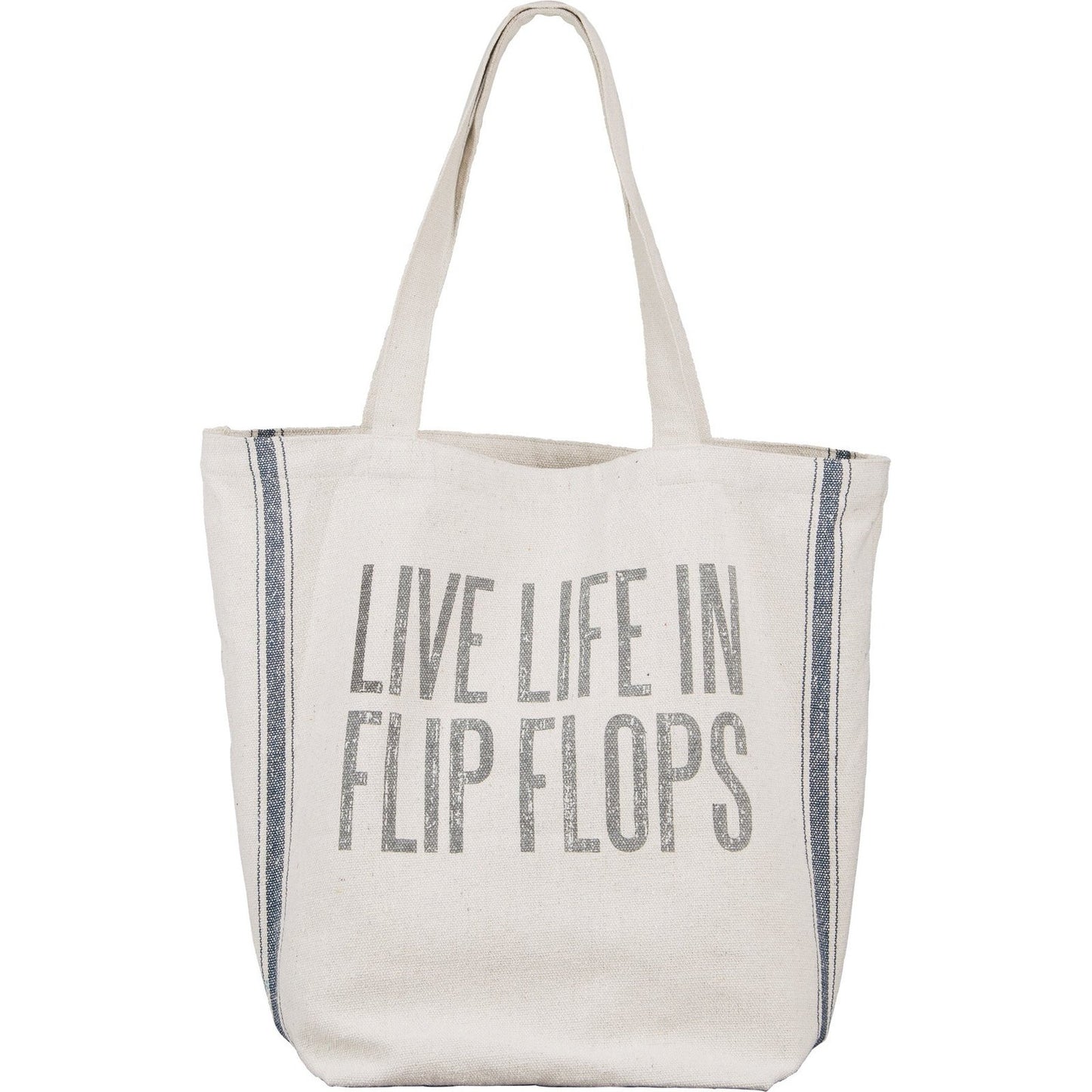 Live Life Flip Flops Tote SolagoHome