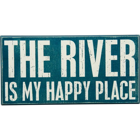 River Happy Place Wall Sign SolagoHome