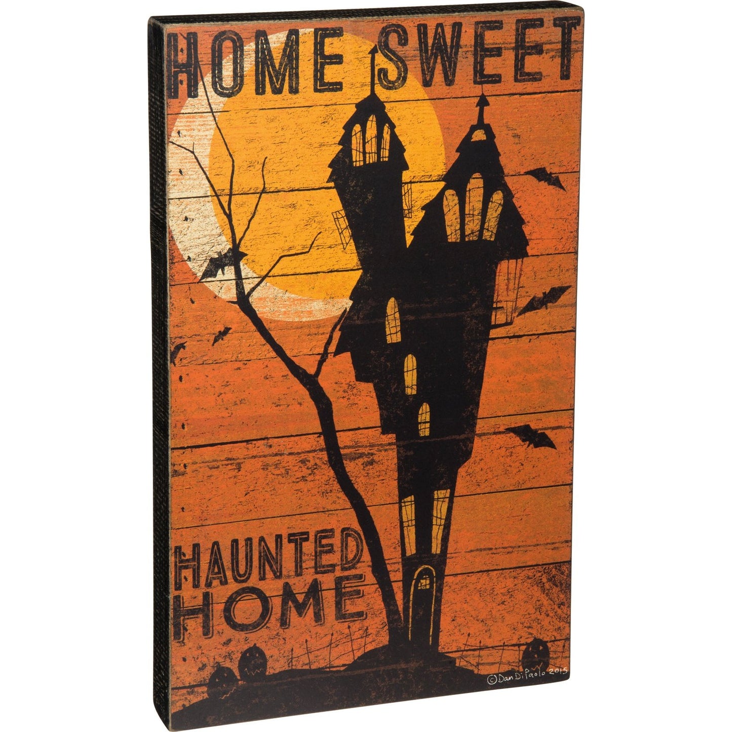 Home Sweet Haunted Halloween Wall Sign SolagoHome