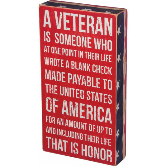 Veteran Wall Sign SolagoHome