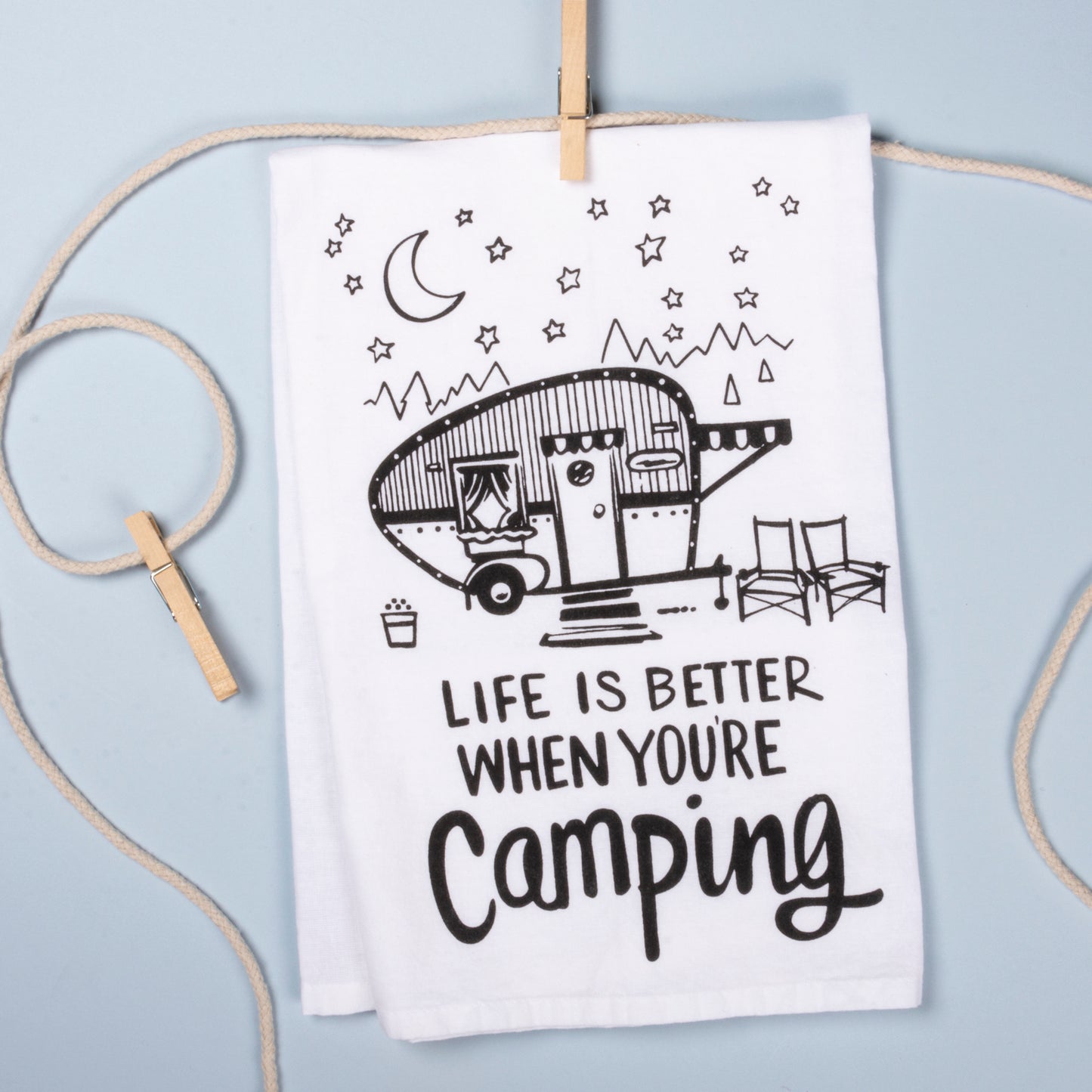 Life Better Camping Dish Towel SolagoHome