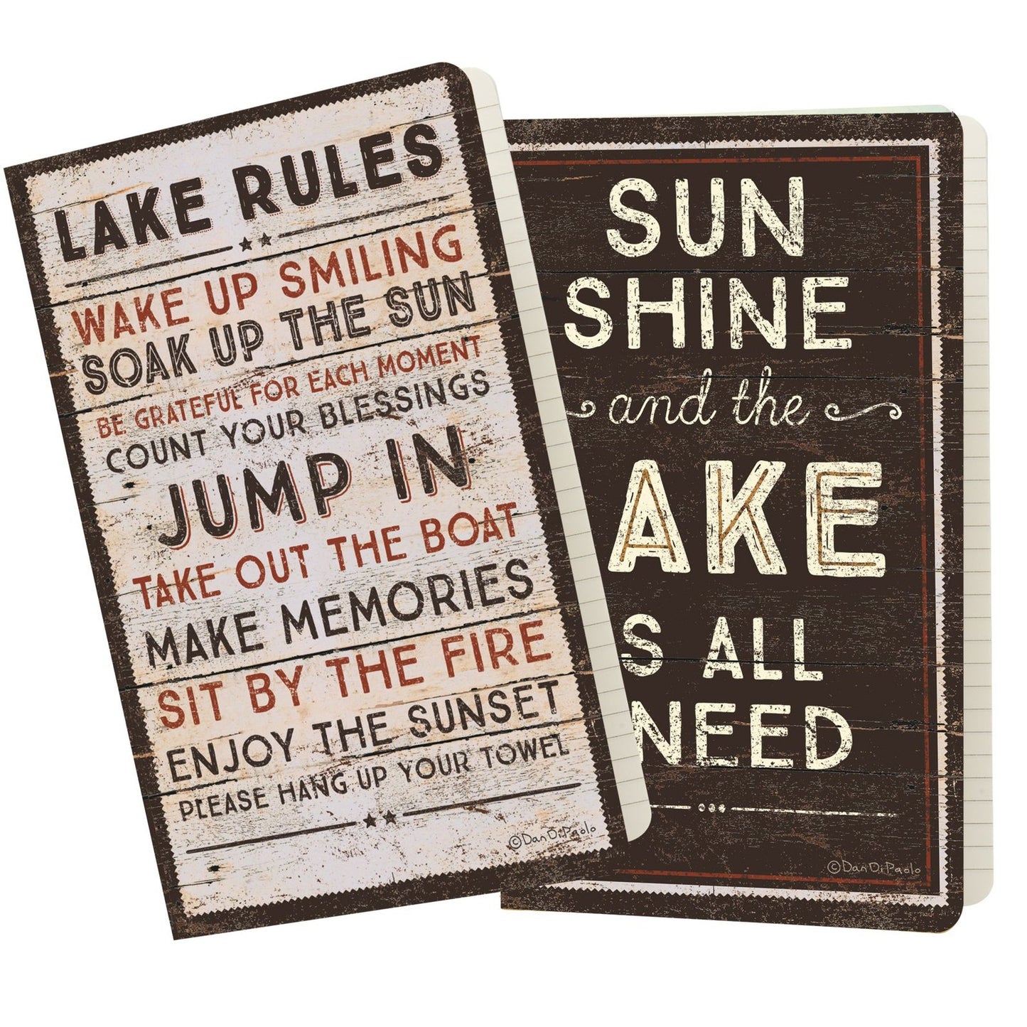 Lake Rules notebook set SolagoHome