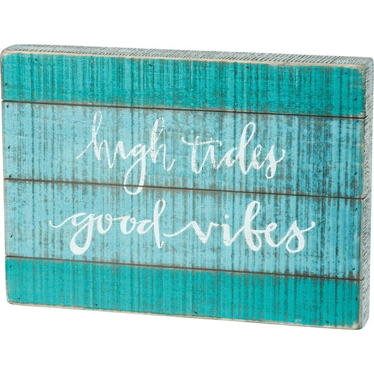 High Tide Box Sign SolagoHome