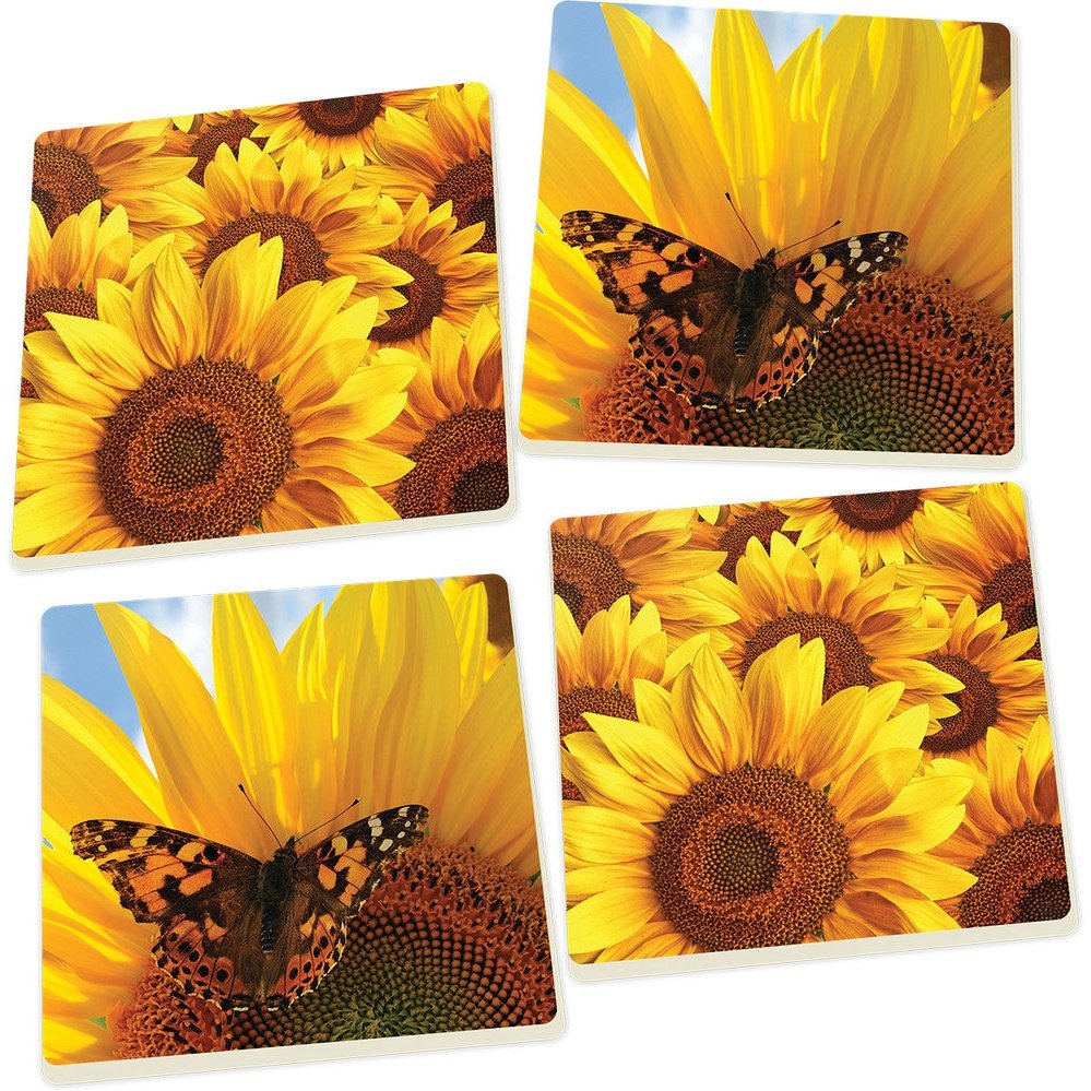 Sunflower Coasters set SolagoHome