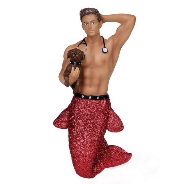 Doctor Pet-a-Vet Merman December Diamonds Ornament SolagoHome