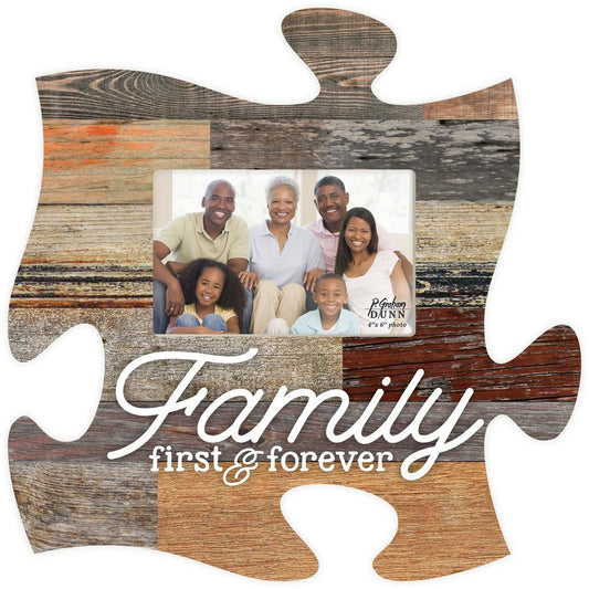 Family First Puzzle Photo Frame SolagoHome