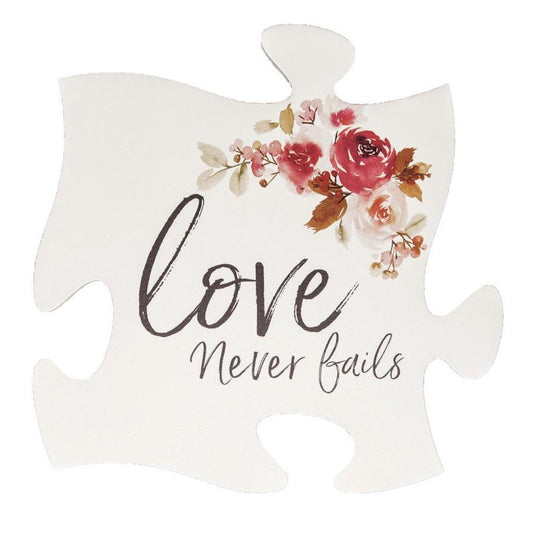 Love Never Fails Puzzle Piece SolagoHome