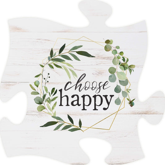 Choose Happy Puzzle Piece SolagoHome