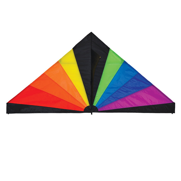 Rainbow Black Delta Kite SolagoHome