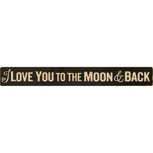 Love Moon Back Stick Sign SolagoHome