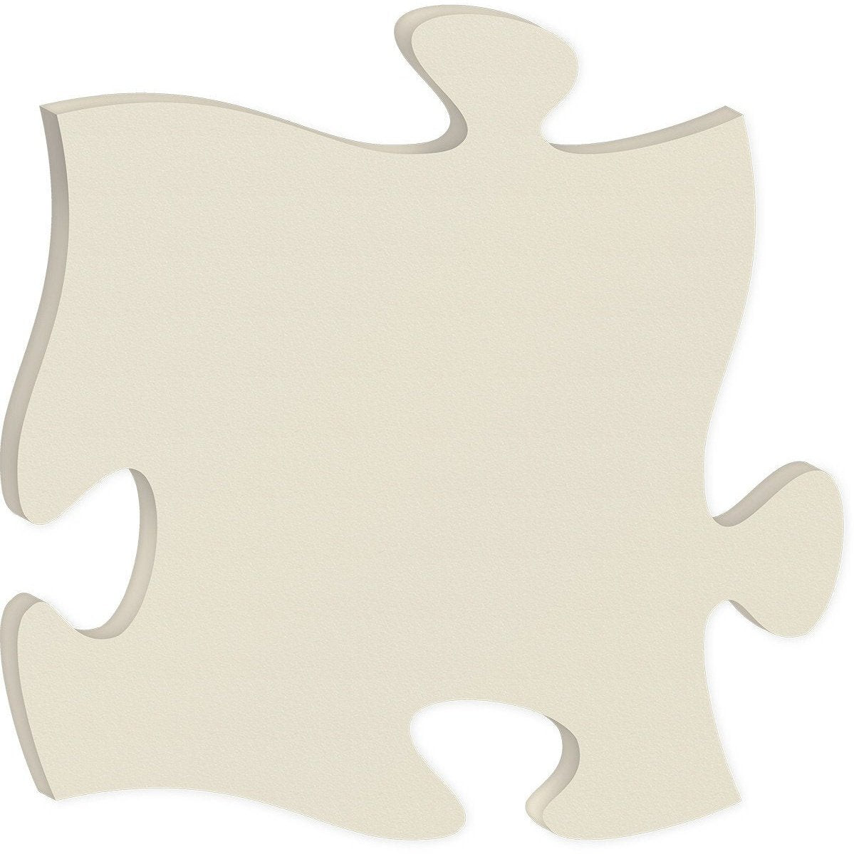 Blank Puzzle Piece Ivory SolagoHome